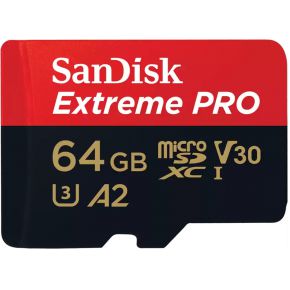 SanDisk Extreme PRO 64 GB MicroSDXC UHS-I Klasse 10