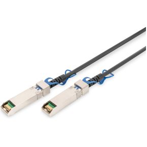 Digitus DN-81243 Glasvezel kabel 3 m SFP28 DAC Zwart, Zilver