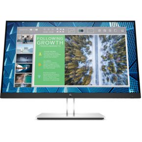 HP E-Series E24q G4 60,5 cm (23.8 ) 2560 x 1440 Pixels Quad HD Zwart, Zilver