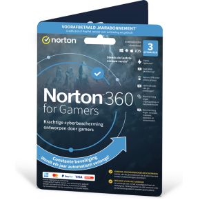NortonLifeLock Norton 360 for Gamers Nederlands Basislicentie 1 licentie(s) 1 jaar
