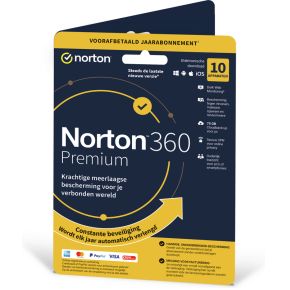 NortonLifeLock Norton 360 Premium Nederlands Basislicentie 1 licentie(s) 1 jaar