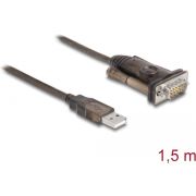 DeLOCK-62646-seri-le-kabel-Zwart-1-5-m-USB-Type-A-DB-9