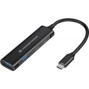 Conceptronic-HUBBIES12B-interface-hub-USB-3-2-Gen-1-3-1-Gen-1-Type-C-5000-Mbit-s-Zwart