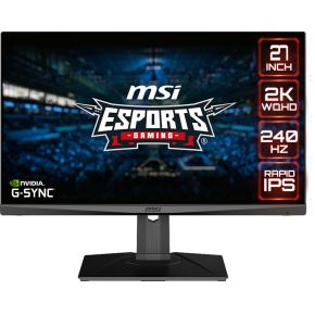 MSI Optix MAG274QRX 68,6 cm (27 ) 2560 x 1440 Pixels Wide Quad HD Zwart