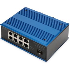 Digitus DN-651137 netwerk-switch Unmanaged Gigabit Ethernet (10/100/1000) Zwart, Blauw