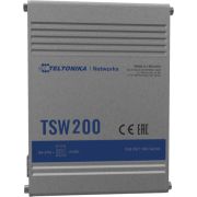 Teltonika TSW200 netwerk- Gigabit Ethernet (10/100/1000) Power over Ethernet (PoE) Aluminium netwerk switch