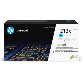 HP 213X originele high-capacity LaserJet-tonercartridge, cyaan