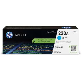 HP 220A originele LaserJet-tonercartridge, cyaan