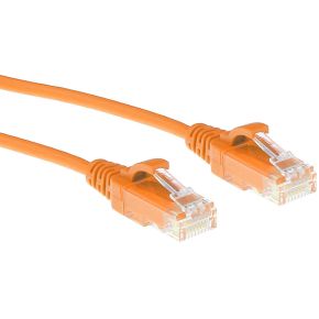 ACT CAT6 U/UTP SLIMLINE OR 0.15M 1 stk netwerkkabel Oranje 0,15 m