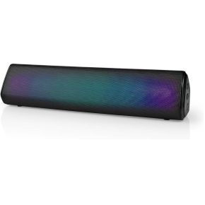 Nedis Bluetooth®-Speaker - Maximale batterijduur: 6 uur - Tafelmodel - 18 W - Stereo - Ingebouwde microfoon - Koppelbaar - Zwart