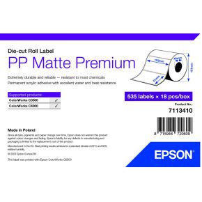 Epson 7113410 printeretiket Wit Zelfklevend printerlabel