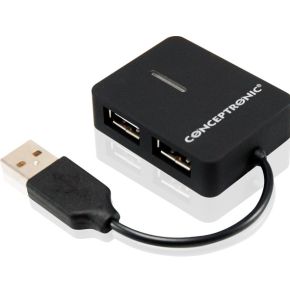 Conceptronic 4 poorts USB 2.0 Travel Hub