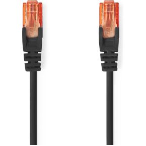 Nedis CCGL85200BK100 CAT6-kabel RJ45 Male RJ netwerkkabel Zwart 10 m U/UTP (UTP)