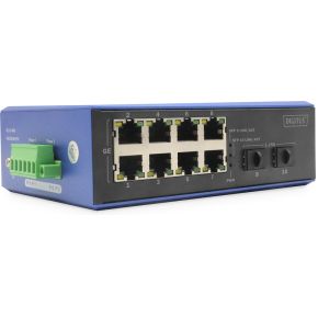 Digitus DN-651150 netwerk-switch Unmanaged Gigabit Ethernet (10/100/1000) Zwart, Blauw