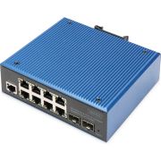 Digitus-DN-651156-netwerk-Managed-L2-Gigabit-Ethernet-10-100-1000-Zwart-Blauw-netwerk-switch