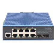 Digitus-DN-651156-netwerk-Managed-L2-Gigabit-Ethernet-10-100-1000-Zwart-Blauw-netwerk-switch