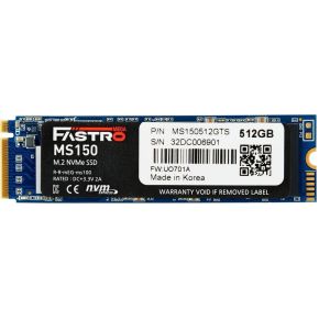 FASTRO MS150-512GTS, 512 GB, M.2, 2400 MB/s