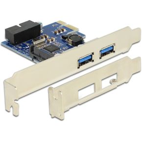 DeLOCK 89315 PCI-Express 2x ext. USB3 1x int. 19pin USB3