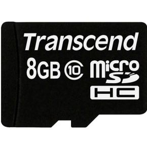 Transcend MicroSDHC 8GB Class 10 - [TS8GUSDHC10]