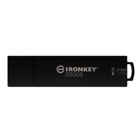 Kingston Technology IronKey D500S USB flash drive 16 GB USB Type-A 3.2 Gen 1 (3.1 Gen 1) Zwart