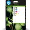 HP 937 originele CMYK-inktcartridge 4 stuks