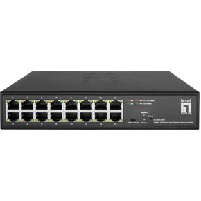 LevelOne GES-2216 netwerk-switch Managed L2 Gigabit Ethernet (10/100/1000) Zwart