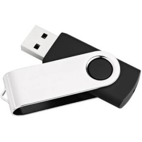 MediaRange MR907NTRL USB flash drive 4 GB USB Type-A 2.0 Zwart, Zilver