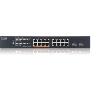 Zyxel XMG1915-18EP Managed L2 2.5G Ethernet (100/1000/2500) Power over Ethernet (PoE)