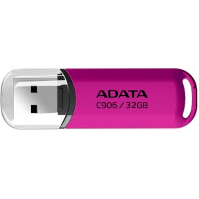 ADATA AC906-32G-RPP USB flash drive 32 GB USB Type-A 2.0 Roze, Transparant
