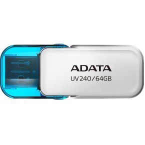 ADATA UV240 USB flash drive 64 GB USB Type-A 2.0 Blauw, Wit