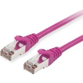 Equip Patchkabel Cat6 S/FTP 2xRJ45 0.15m lila - CAT 6 - SFTP netwerkkabel S/FTP (S-STP)