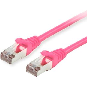 Equip Patchkabel Cat6 S/FTP 2xRJ45 0.15m pink - CAT 6 - SFTP netwerkkabel S/FTP (S-STP)