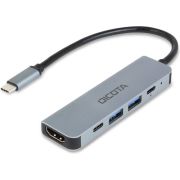 DICOTA-D32060-interface-hub-USB-Type-C-Zilver