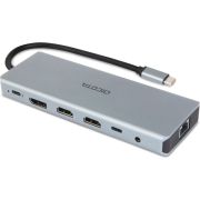 DICOTA-D32065-interface-hub-USB-3-2-Gen-1-3-1-Gen-1-Type-C-Zilver