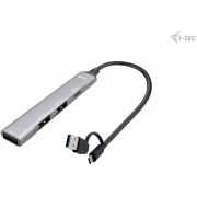 i-tec USB-C/USB-A Metal HUB 1x USB 3.0 + 3x USB 2.0