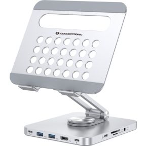 Conceptronic DONN26G multimediawagen & -steun Zilver Tablet Multimedia-standaard