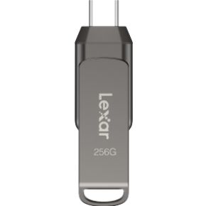 Lexar JumpDrive LJDD400128G-BNQNG USB flash drive 128 GB USB Type-C 3.2 Gen 1 (3.1 Gen 1) Grijs