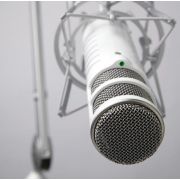 R-DE-Podcaster-Grijs-Microfoon-voor-podiumpresentaties