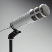 R-DE-Podcaster-Grijs-Microfoon-voor-podiumpresentaties
