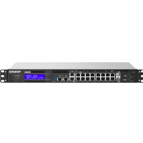 QNAP QGD-1602 Managed L2 Gigabit Ethernet (10/100/1000) 1U Zwart, Grijs