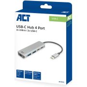 ACT-USB-C-hub-3-0-2x-USB-A-2x-USB-C