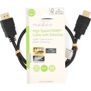 Nedis-CVGL34000BK05-HDMI-kabel-0-5-m-HDMI-Type-A-Standaard-Zwart