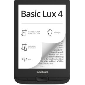 Pocketbook Basic Lux 4 e-book reader Touchscreen 8 GB Wifi Zwart