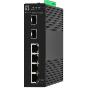 LevelOne IGS-2106 netwerk-switch Managed L2 Gigabit Ethernet (10/100/1000) Zwart