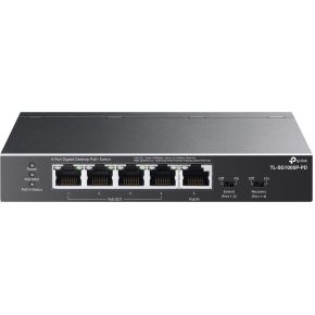 TP-Link TL-SG1005P-PD netwerk- Gigabit Ethernet (10/100/1000) Power over Ethernet (PoE) Zwart netwerk switch