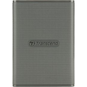 Transcend ESD360C - SSD - 4TB - extern (draagbaar) - USB 3.2 Gen 2x2 (USB-C aansluiting) - 256-bits AES - grijs