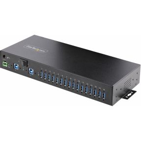 Startech .com 16-Port Industriële USB Hub met Power Adapter, 5Gbps, Metalen Behuizing, Monteerbaar, E