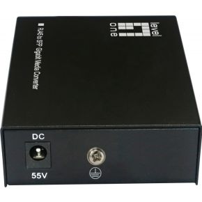 LevelOne GVT-2016 netwerk media converter 1000 Mbit/s Multimode, Single-mode Zwart