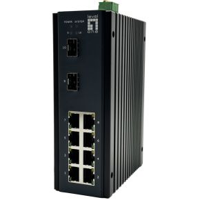 LevelOne IGU-1071 netwerk-switch Managed L2+ Gigabit Ethernet (10/100/1000) Zwart