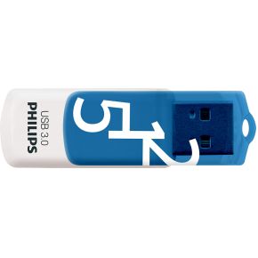 Philips USB Stick 512 GB Vivid Edition Ocean Blue - 3.0 USB Type-A 3.2 - Led -Wit